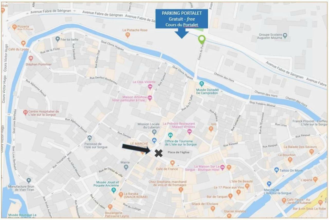 Apartamento La Magnanerie LʼIsle-sur-la-Sorgue Exterior foto